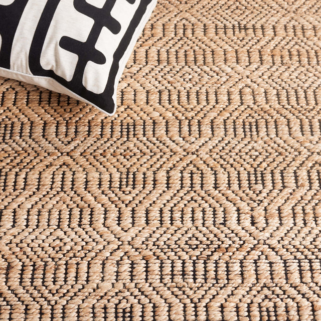 Safavieh Natural Fiber Nfb659Z Natural/Black Rug.