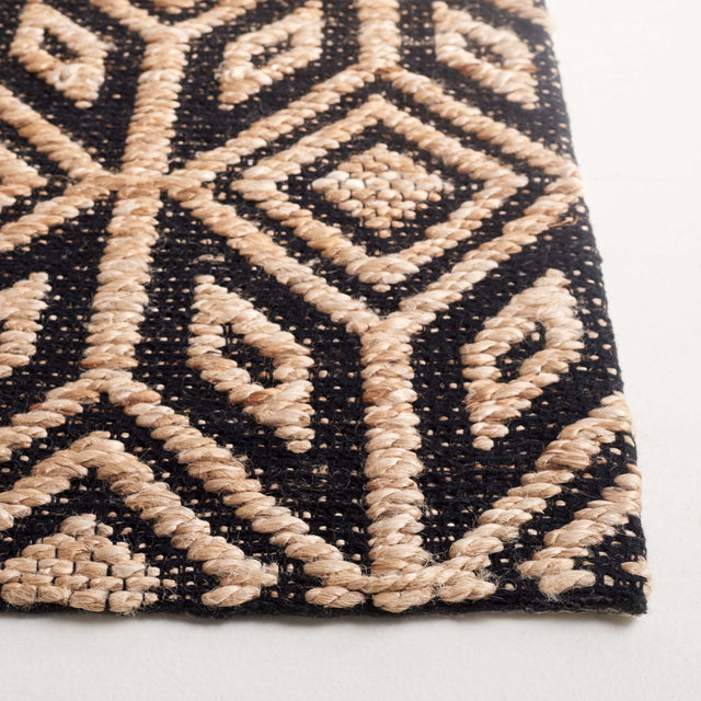 Safavieh Natural Fiber Nfb660Z Natural/Black Rug.