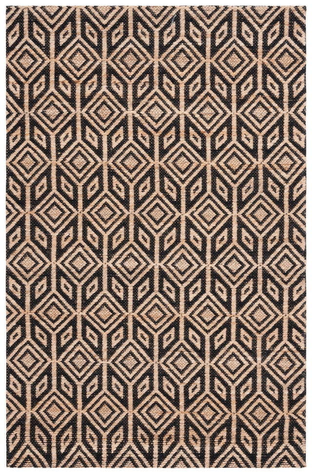 Safavieh Natural Fiber Nfb660Z Natural/Black Rug.