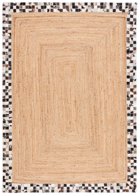 Safavieh Natural Fiber Nfb827A Natural/Grey Rug.