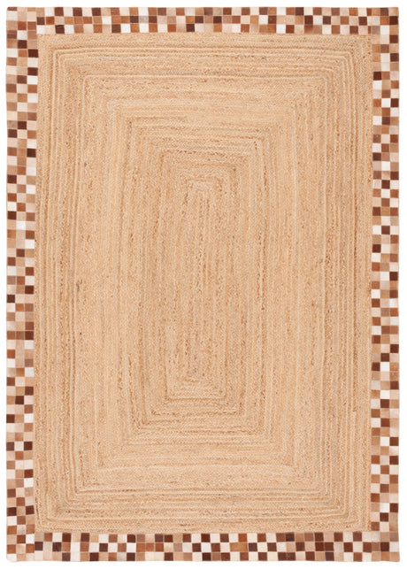 Safavieh Natural Fiber Nfb828A Natural/Brown Rug.