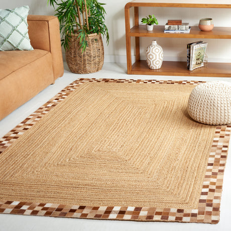 Safavieh Natural Fiber Nfb828A Natural/Brown Rug.