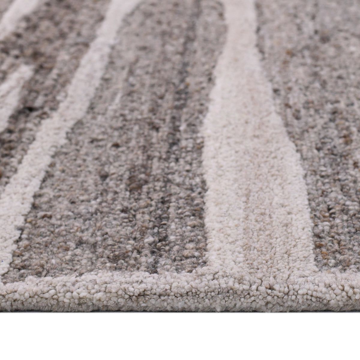 Amer Nimbus NIM-7 Beige Brown area rug - profile view