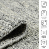 Amer Norwood NOR-2 Ivory area rug - infographic view