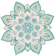 Safavieh Novelty Nov105M Blue/Ivory Rug.