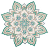 Safavieh Novelty Nov105M Blue/Ivory Rug.