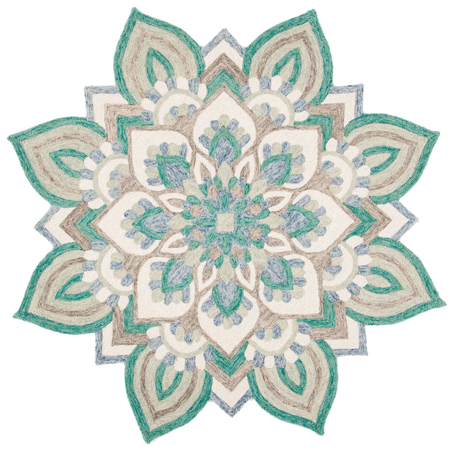 Safavieh Novelty Nov105M Blue/Ivory Rug.