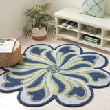 Safavieh Novelty Nov107N Navy/Green Rug.