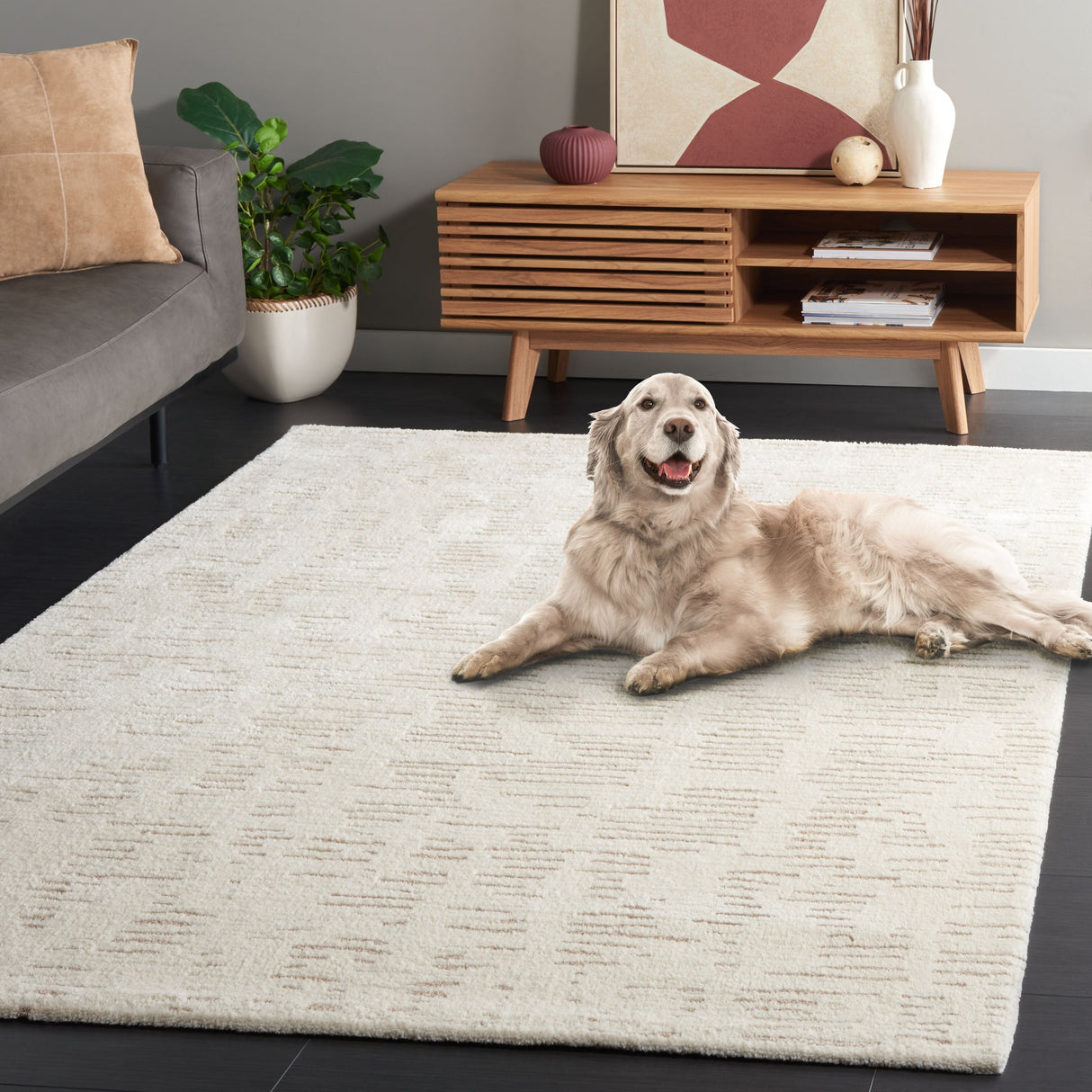 Safavieh Neptune Npe852A Ivory/Beige Rug.
