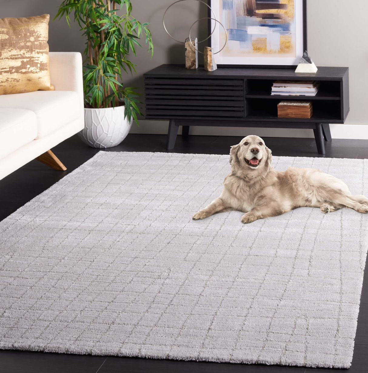 Safavieh Neptune Npe864F Light Grey/Grey Rug.