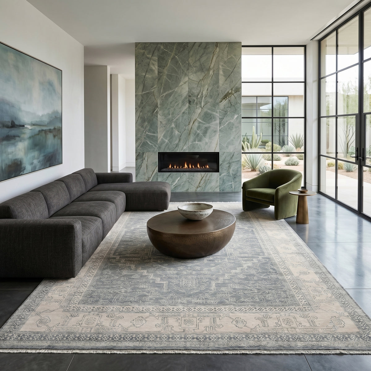 Amer Nuit Arabe NUI-3 Mystic area rug - lifestyle view