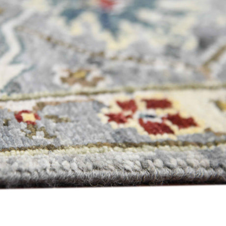 Amer Nuit Arabe NUI-74 Deep Silver area rug - profile view
