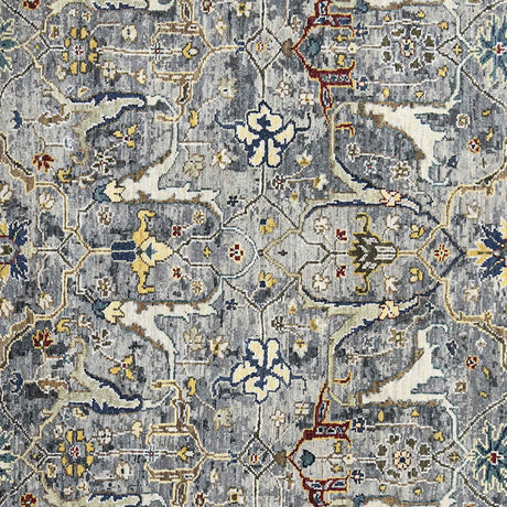 Amer Nuit Arabe NUI-74 Deep Silver area rug - color swatch view