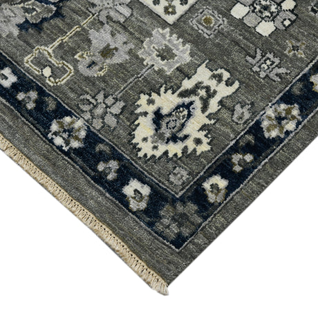 Amer Nuit Arabe NUI-20 Blue Sapphire area rug - corner view