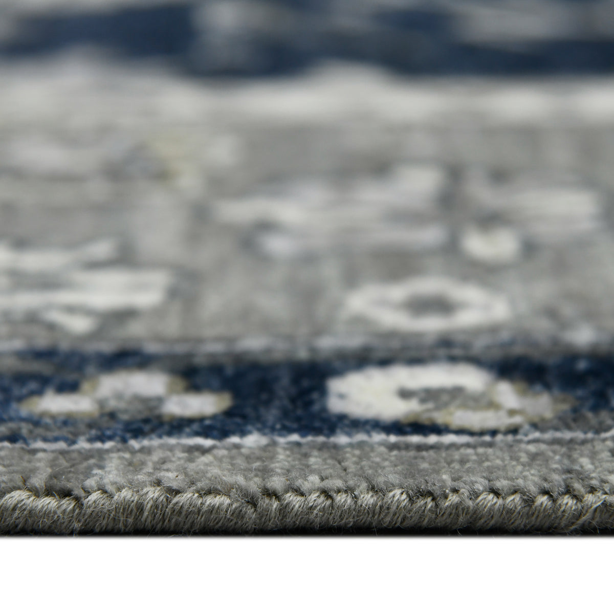 Amer Nuit Arabe NUI-20 Blue Sapphire area rug - profile view