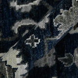 Amer Nuit Arabe NUI-20 Blue Sapphire area rug - color swatch view