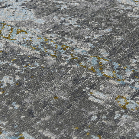 Amer Nuit Arabe NUI-22 Silver Sand area rug - close-up view