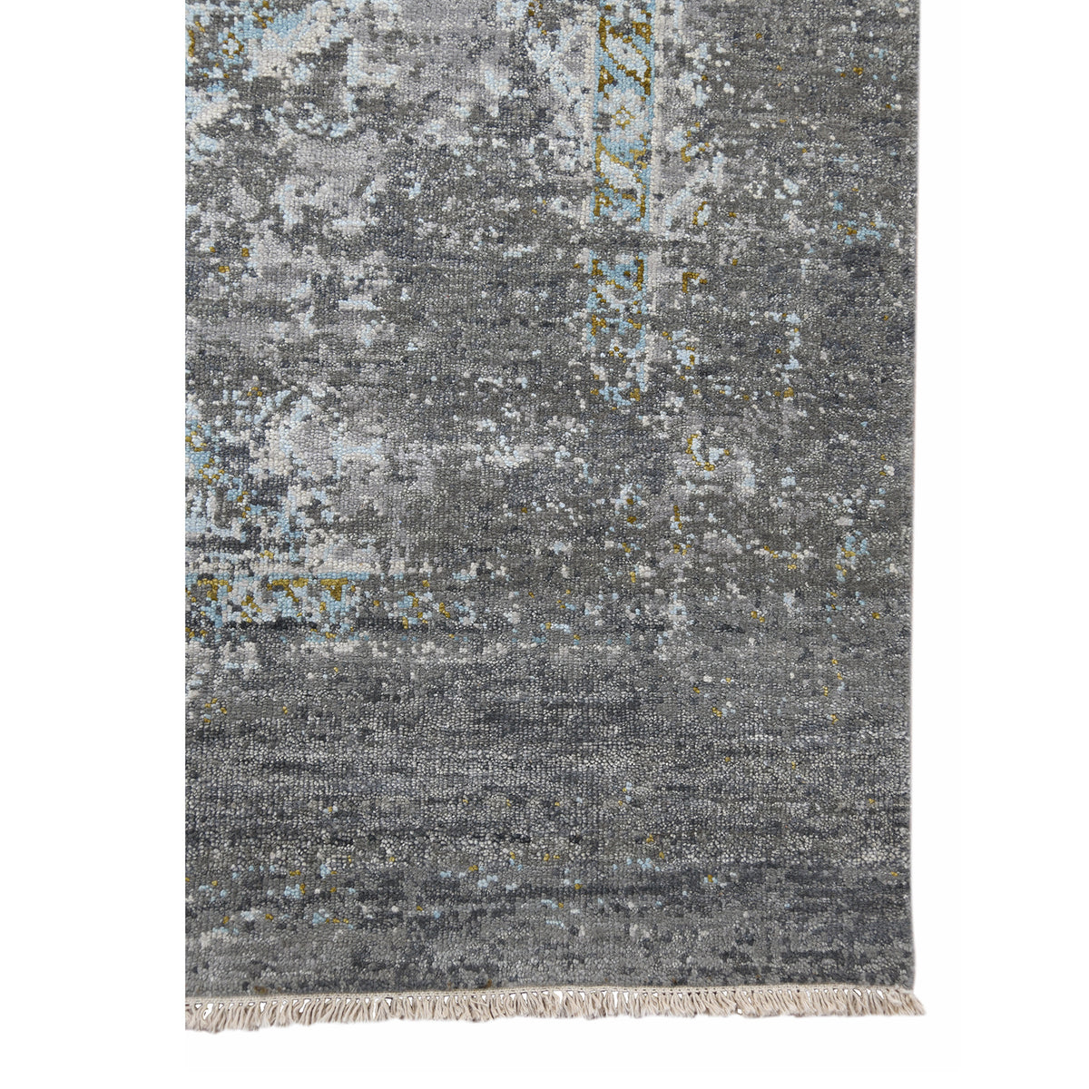 Amer Nuit Arabe NUI-22 Silver Sand area rug - corner view