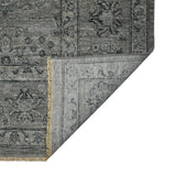 Amer Nuit Arabe NUI-5 Linen area rug - back view