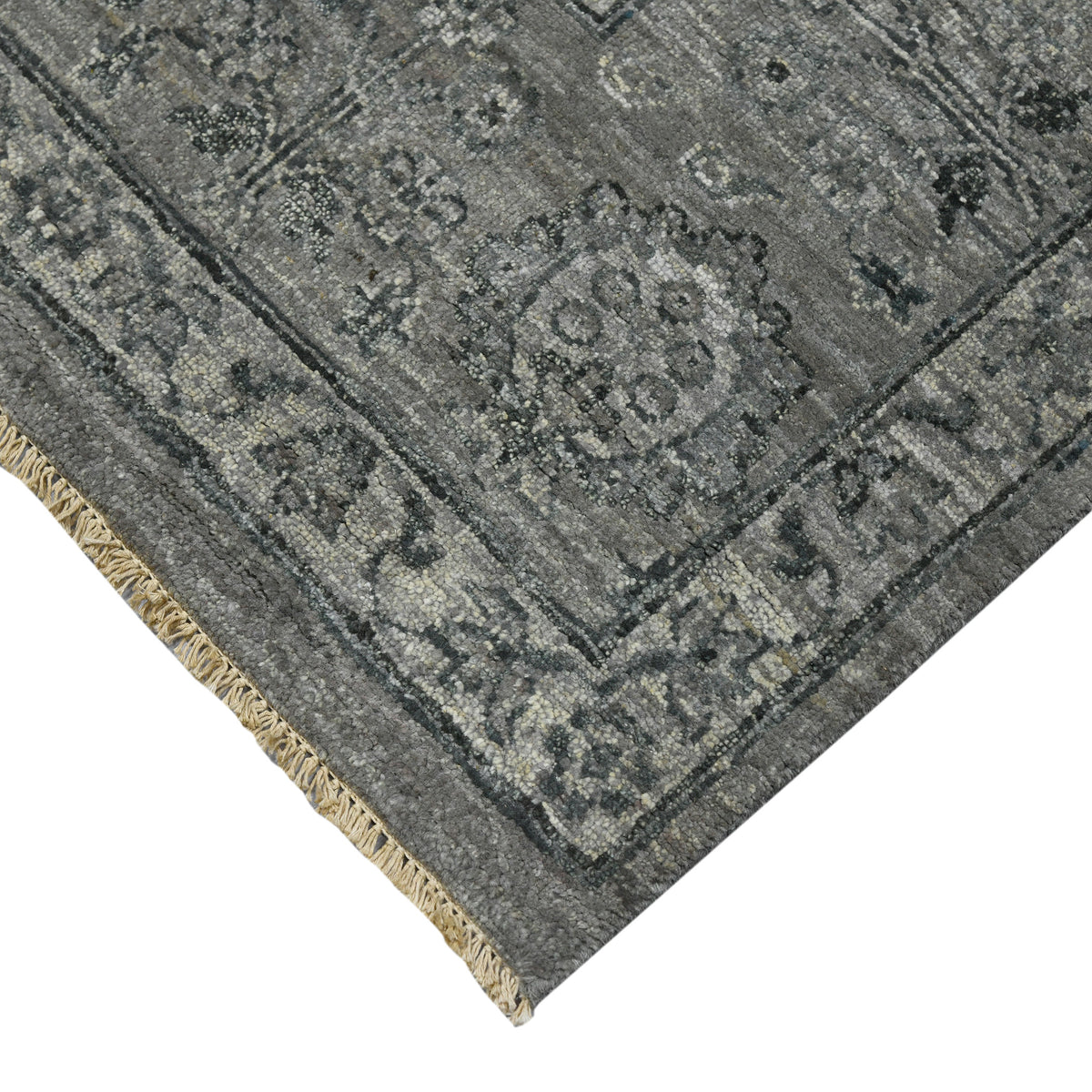 Amer Nuit Arabe NUI-5 Linen area rug - corner view