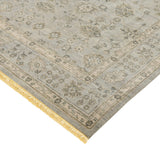 Amer Nuit Arabe NUI-6 Ice Blue area rug - corner view