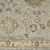 Amer Nuit Arabe NUI-6 Ice Blue area rug - color swatch view
