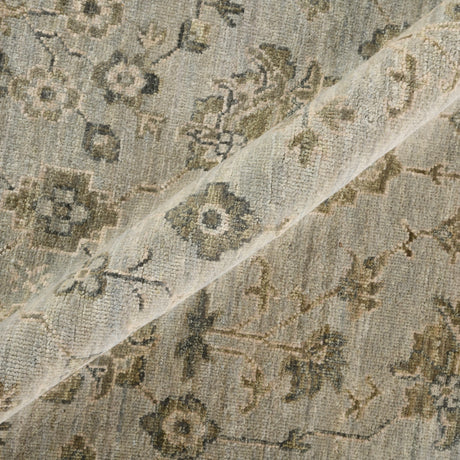 Amer Nuit Arabe NUI-6 Ice Blue area rug - color swatch view