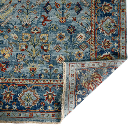 Amer Nuit Arabe NUI-60 Carolina / Indigo area rug - back view