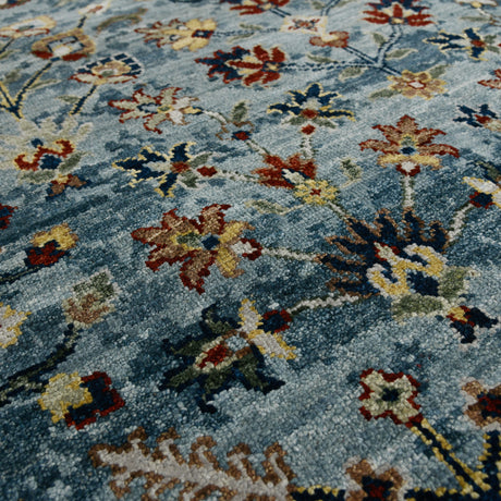 Amer Nuit Arabe NUI-60 Carolina / Indigo area rug - close-up view