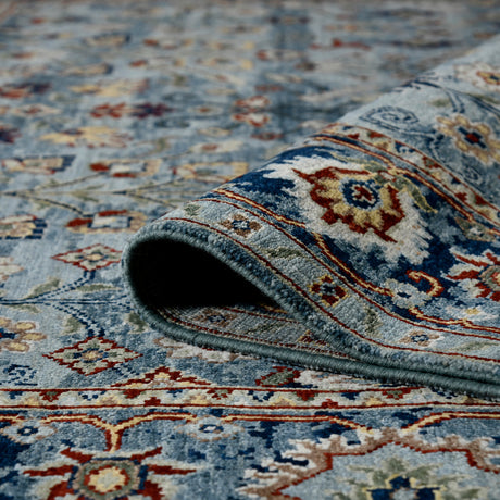 Amer Nuit Arabe NUI-60 Carolina / Indigo area rug - rolled view