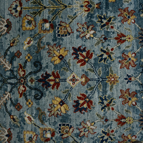 Amer Nuit Arabe NUI-60 Carolina / Indigo area rug - color swatch view