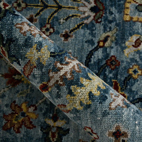 Amer Nuit Arabe NUI-60 Carolina / Indigo area rug - color swatch view