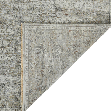 Amer Nuit Arabe NUI-88 Medium Gray area rug - back view