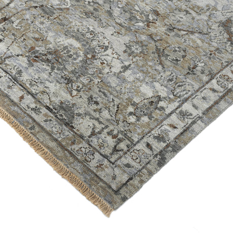 Amer Nuit Arabe NUI-88 Medium Gray area rug - corner view