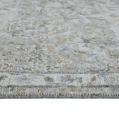 Amer Nuit Arabe NUI-88 Medium Gray area rug - profile view
