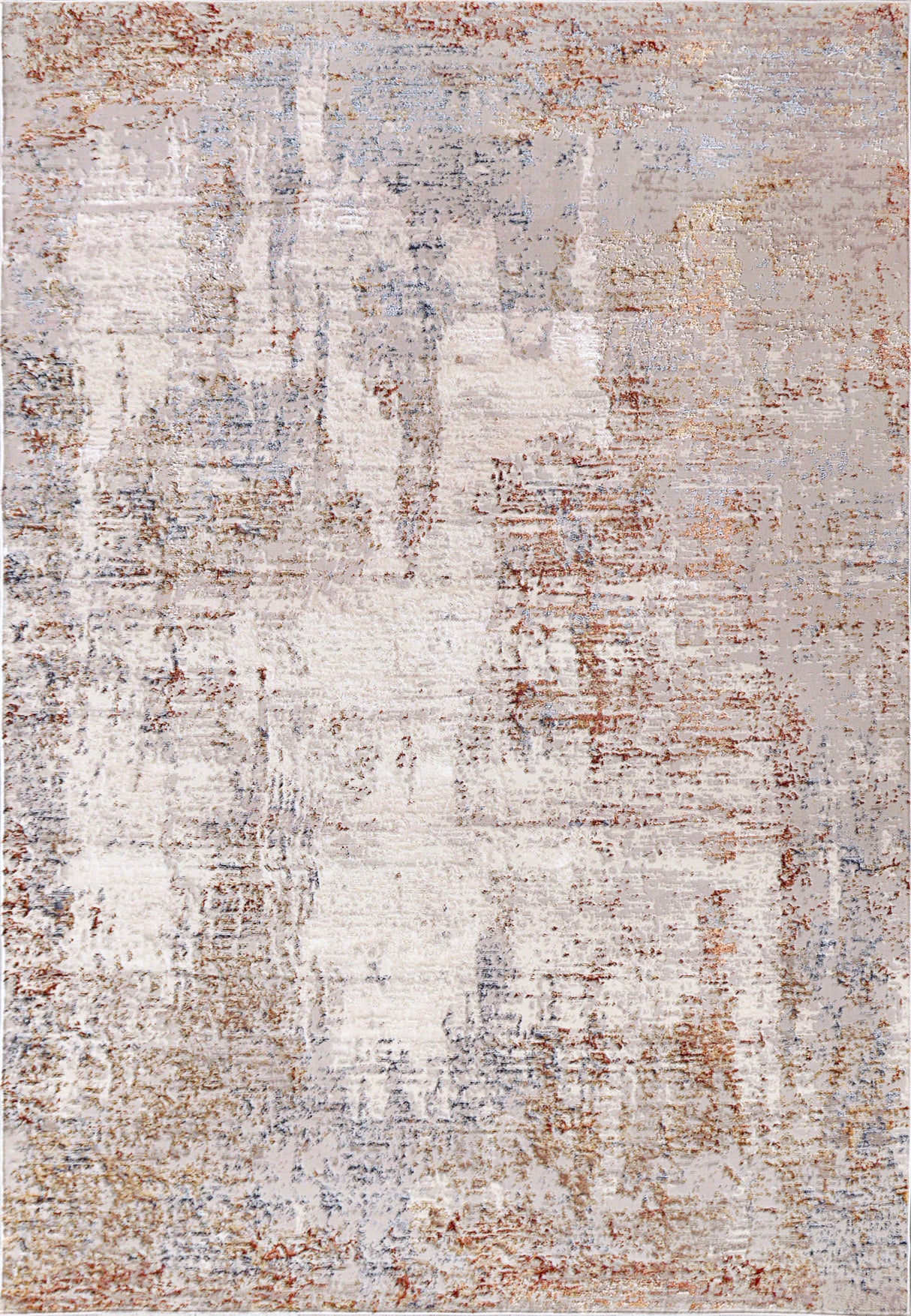 Dynamic Rugs Obsession 9530 Power Loomed Modern Cream/Grey/Multi Rug