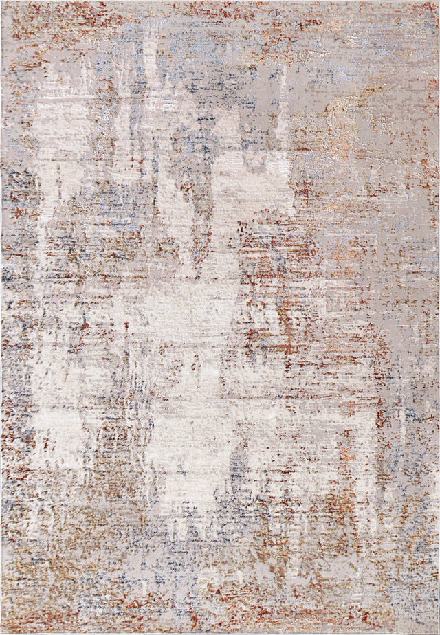 Dynamic Rugs Obsession 9530 Power Loomed Modern Cream/Grey/Multi Rug