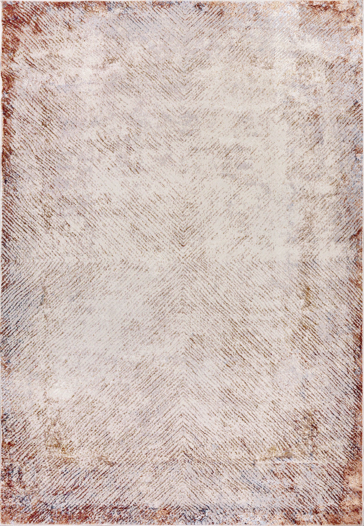 Dynamic Rugs Obsession 9532 Power Loomed Modern Cream/Red Rug