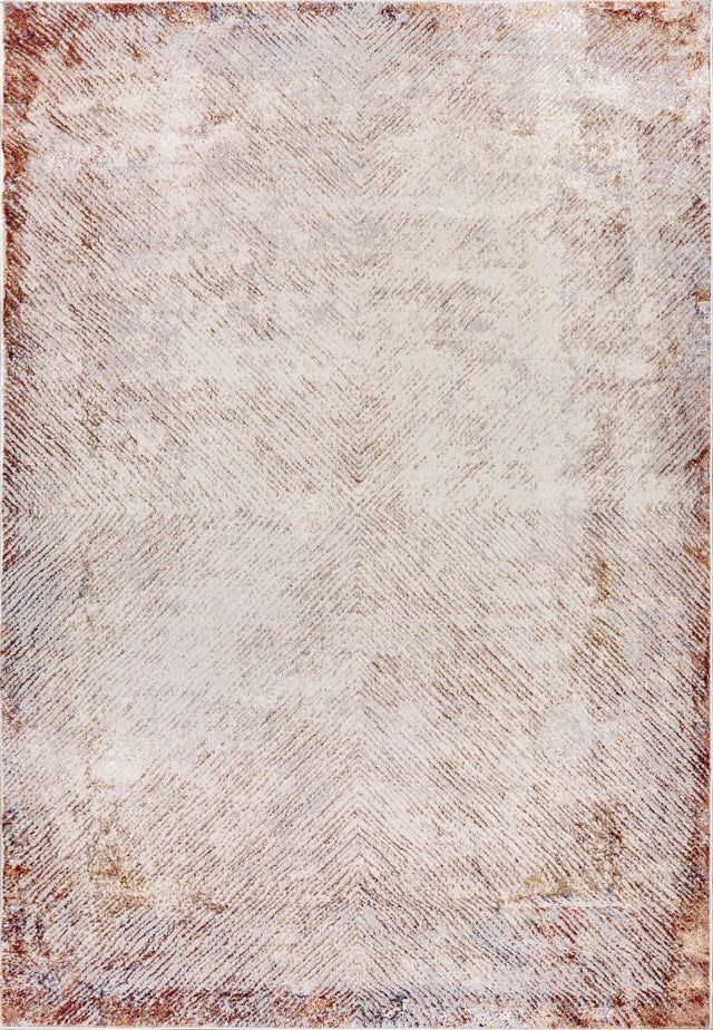 Dynamic Rugs Obsession 9532 Power Loomed Modern Cream/Red Rug