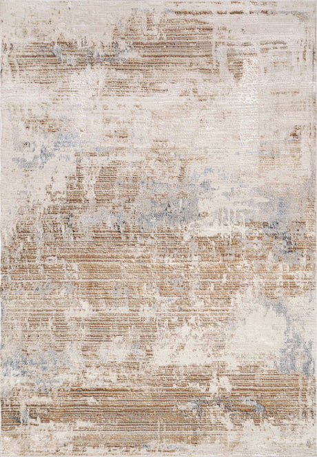 Dynamic Rugs Obsession 9533 Power Loomed Modern Cream/Beige/Blue Rug