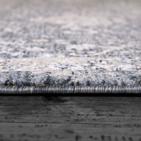 Dynamic Rugs Octo 6907 Power Loomed Traditional Navy/Ivory Rug
