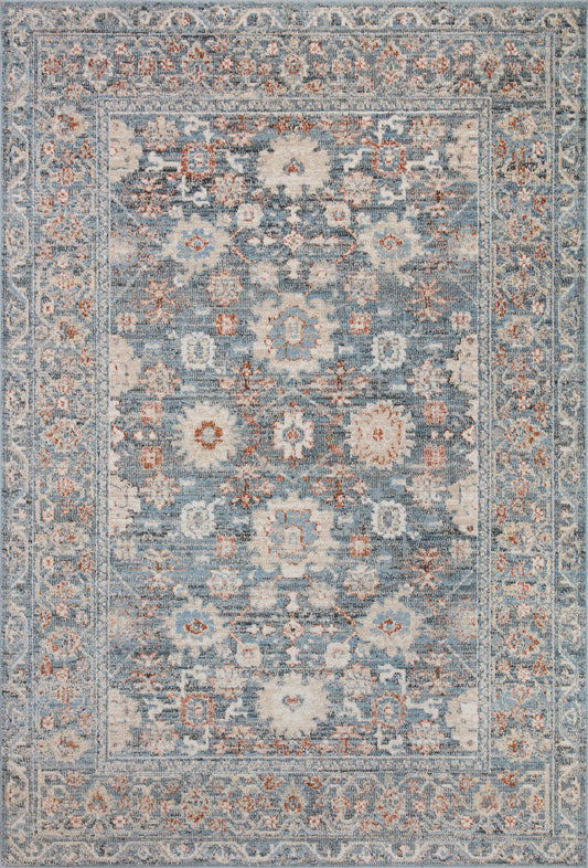 Loloi Odette Odt-07 Sky/Rust Area Rug