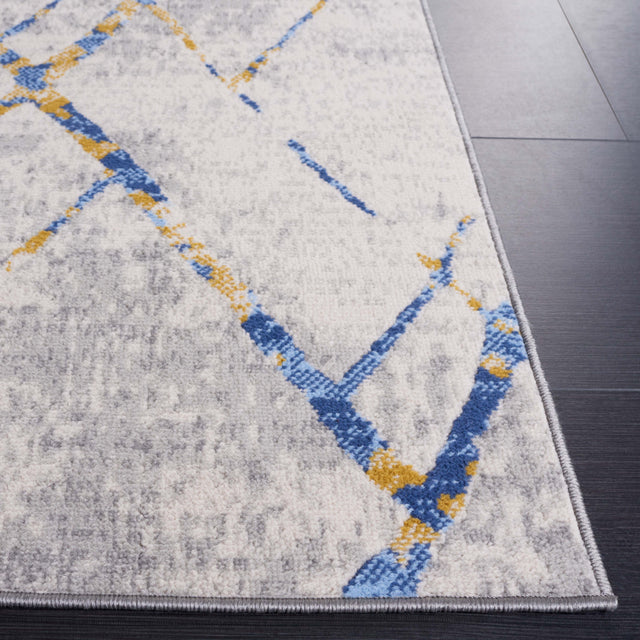 Safavieh Odyssey Ody810H Grey/Blue Gold Rug.