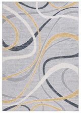 Safavieh Odyssey Ody812G Grey/Gold Ivory Rug.