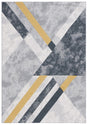 Safavieh Odyssey Ody820F Grey/Gold Black Rug.