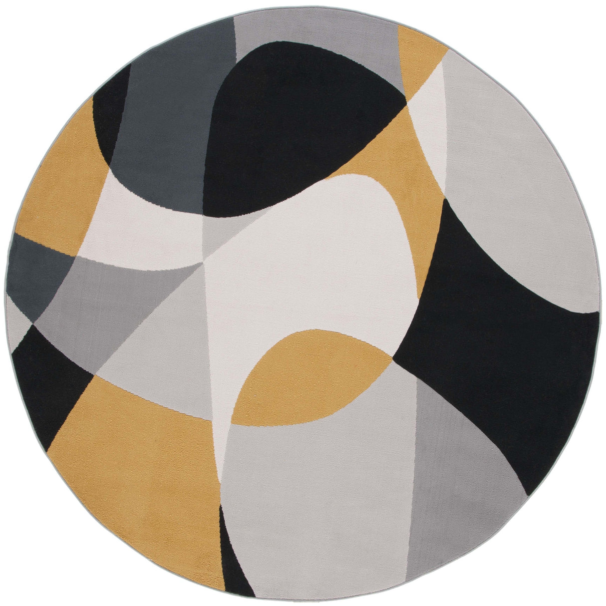 Safavieh Odyssey Ody824G Grey/Gold Black Rug.