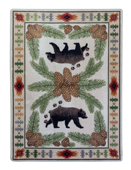 American Dakota Camp Woodhaven OKA Natural Rug