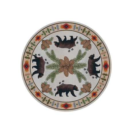 American Dakota Camp Woodhaven OKA Natural Rug