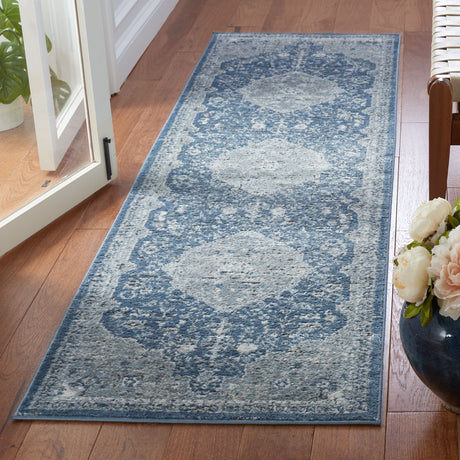 Safavieh Oregon Ore858N Navy/Ivory Rug.