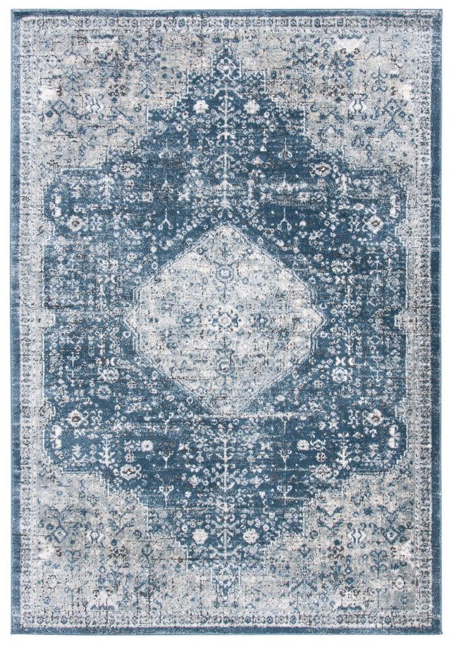 Safavieh Oregon Ore858N Navy/Ivory Rug.